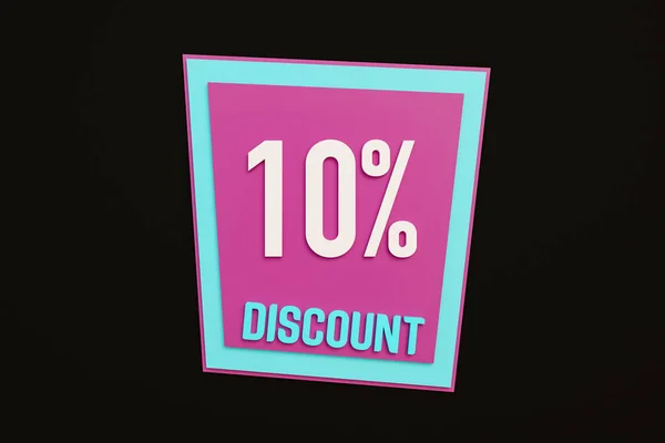 10% discount, shopping event. Sale, promotion, retail marketing, ten percent discount and special offer sign. Shopping, retail store and commercial activity to safe money.