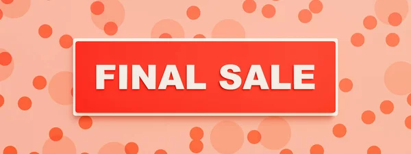 Final sale. Commercial sign in red with the text final sale. Shopping, retail marketing, coupon, selling, promotion, discount, commercial activity and last chance.