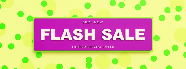 Venda Flash Sinal Comercial Roxo Com Venda Flash Texto Compras — Fotografia de Stock