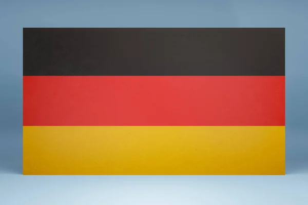 Tysklands Flagga Vägg Med Färgerna Svart Röd Gul Tyskland Flagga — Stockfoto