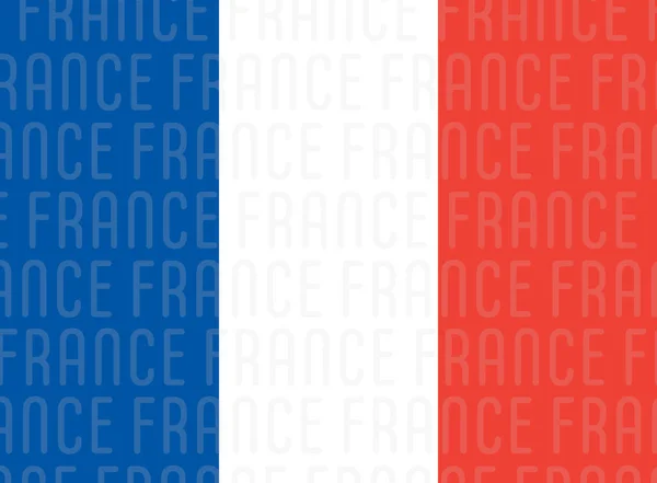 Francie Vlajka Banner Šablona Národní Barvy Francie Transparentním Textem Šablona — Stock fotografie