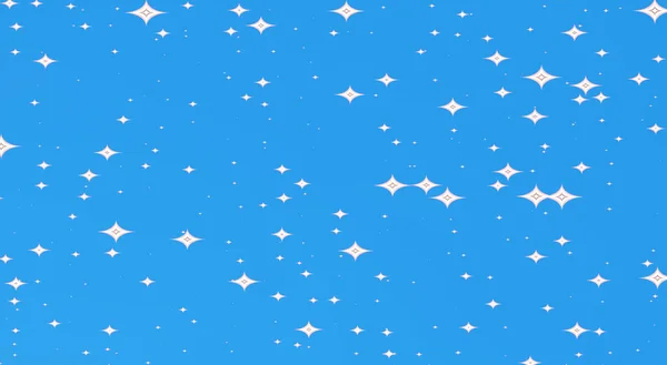 Weiße Sterne Und Blauer Hintergrund Zufälliges Sternenmusterdesign Verwendbar Als Hintergrund — Stockfoto