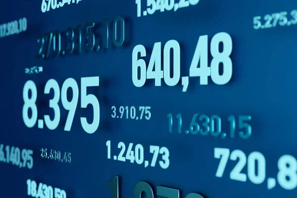Cijfers Financiële Cijfers Gegevens Blauw Onderzoek Analyse Berekening Marhematiek Sience — Stockfoto