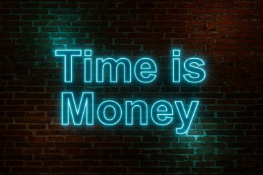 Vakit nakittir. Geceleri üzerinde mavi neon harflerle 