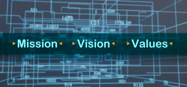 Mission - Vision - Values. Presentation, business plan, goals, progress, business strategy, analyzing, plan.