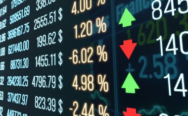 Yakın çekim finansal rakamlar, ticaret bilgileriyle birlikte hesap tablosu. Mali veriler, iş raporu, rakamlar, hesaplama, analiz, istatistik. 