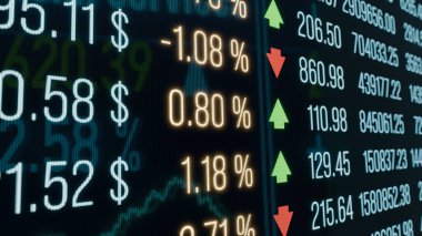 Yakın çekim finansal rakamlar, ticaret bilgileriyle birlikte hesap tablosu. Mali veriler, iş raporu, rakamlar, hesaplama, analiz, istatistik. 