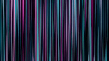 Soyut mavimsi ve pembe ışıklı çizgiler yavaşça aşağıya doğru hareket ediyor. Arkaplan canlandırması, döngü, tasarım, ışık efekti.