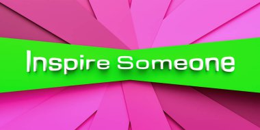 Birine ilham ver. Fikirler, yaratıcılık, iletişim, tavsiye, hayal gücü, sunum konuşması. 3B illüstrasyon