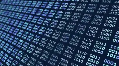 İkili kodlu bilgisayar sistemi, büyük veriler, dijital, sistem. Yazılım, veri, sıfır, bir, dizi, bilgisayar dili, program, ikili dizi, bilim ve teknoloji. 3 Boyutlu Canlandırma