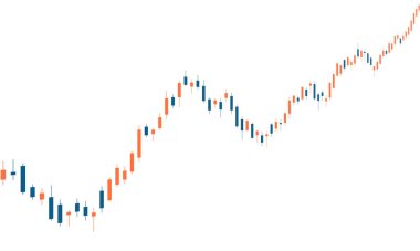 Mum çubuğu şeması yükseliyor, borsa, araştırma, analiz. Strateji, ticaret, yatırım, iş, uçucu, risk, başarı.