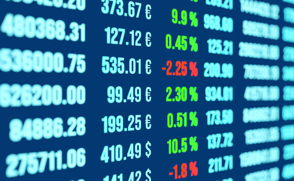 Таблица крупным планом, цифры, данные, финансовые показатели, цены. Бизнес, торговля, финансовый отчет, калькулятор, исследования, анализ, рыночные данные.