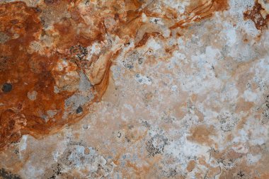 Paslı bir taşın üzerindeki güzel doku..