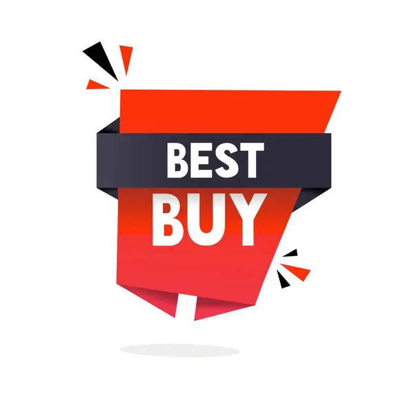 Best Buy Banner Template Vector Illustration Business Concept Design — Stock Vector