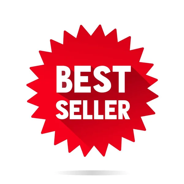 Bestseller Banner Vorlage Geschäftskonzepte Entwerfen Vektor Illustration Auf Weißem Hintergrund — Stockvektor