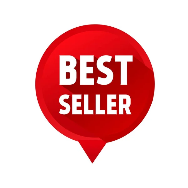 Bestseller Icon Vektorvorlage Qualitätsabzeichen Emblem Geschäftskonzeptgestaltung — Stockvektor
