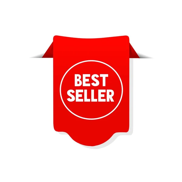 Best Seller Vektor Transzparens Használható Hirdetési Sablonhoz Áruházhoz Üzlethez — Stock Vector
