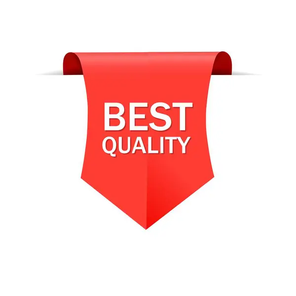 Beste Qualität Bannervorlagen Bester Qualität Vektor Flache Bauweise — Stockvektor