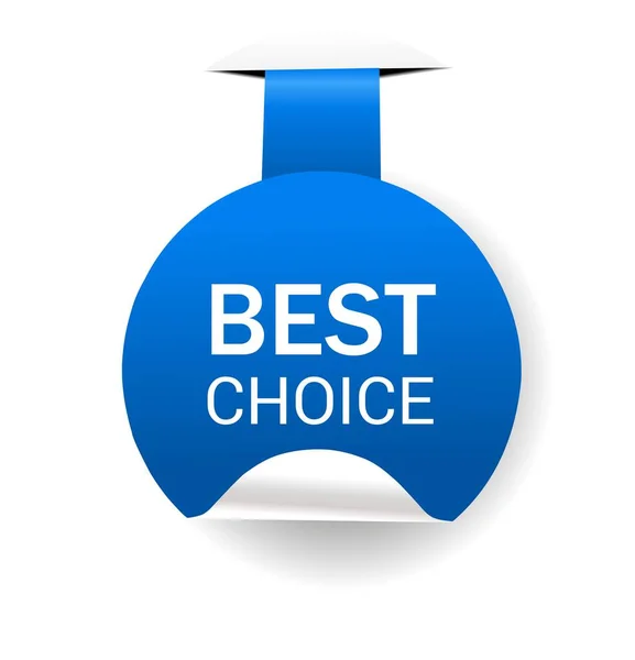 Καλύτερη Ετικέτα Επιλογής Πρότυπο Banner Καλύτερης Επιλογής Καλύτερο Διανυσματικό Εικονίδιο — Διανυσματικό Αρχείο