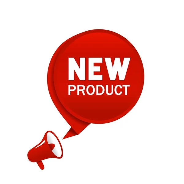 新製品バナー 到着サインビジネスコンセプトデザイン モダンスタイルベクトル — ストックベクタ