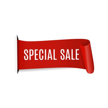 Special sale banner vector. Business concept design. store badge speech bubble announcement design element.