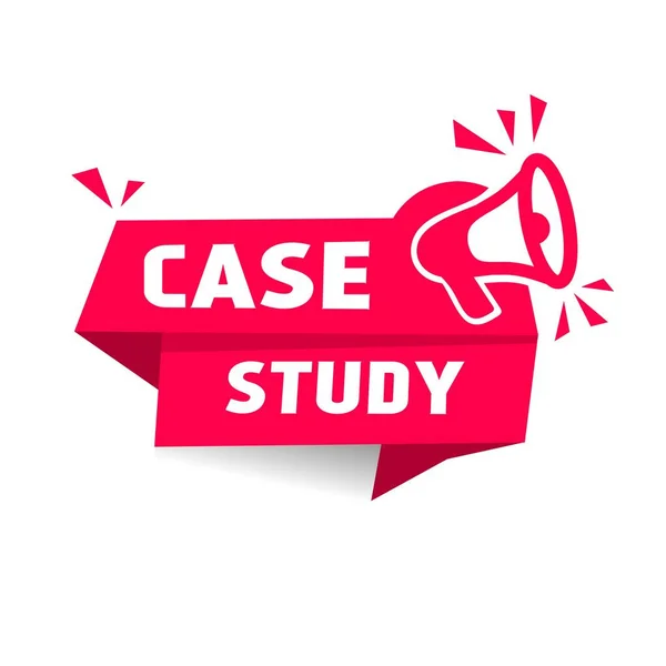 Case study. banner template. modern. Vector design isolated on white background. announcement design element.