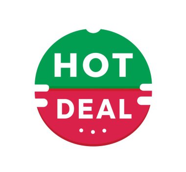 Fiyakalı pankart, çıkartma tasarımı modern tarz. Beyaz arkaplanda vektör şablonu.