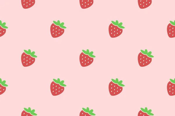 cute strawberry seamless pattern, red pink strawberry repeat pattern, pink background, strawberry illustration, strawberry wallpaper