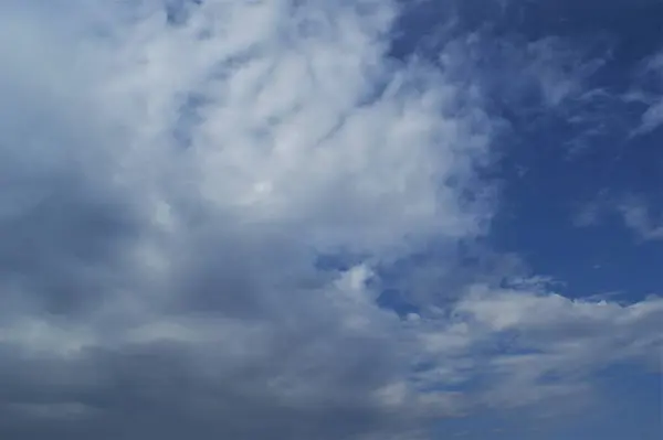 Céu Azul Com Nuvens Céu Nublado — Fotografia de Stock