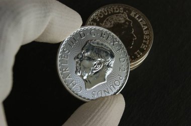 Birleşik Krallık gümüş yatırım parası. Değer biçenin elinde bir bozukluk..