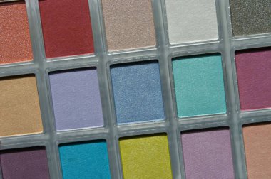 Makyaj paleti parçası, üst görünüm