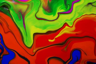 Karışık yağlı boya. Eşsiz soyut arkaplan.