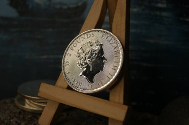 Yatırım gümüş sikkesi 2 pound Elizabeth II. Birleşik Krallık 
