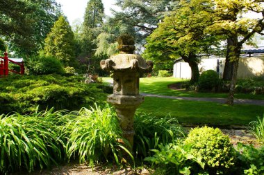Japon bahçesi, National Stud, Kildare, İrlanda. İrlanda 'daki Japon Bahçesi