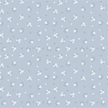 Kar taneleri ve el çizimi vektörlerle Noel 'in kusursuz deseni