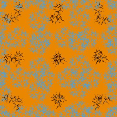 Çiçek süsüsüyle kusursuz soyut desen