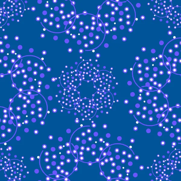 Çemberli soyut mavi arkaplan