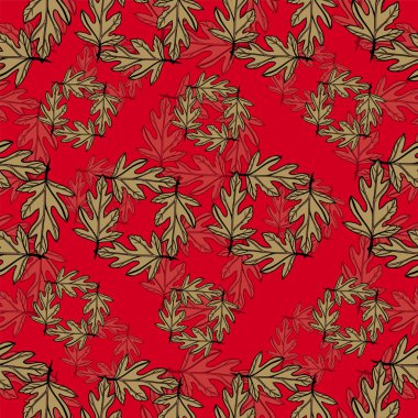 Kusursuz çiçek deseni. Vektör çizimi. kırmızı, siyah ve beyaz çiçekler.