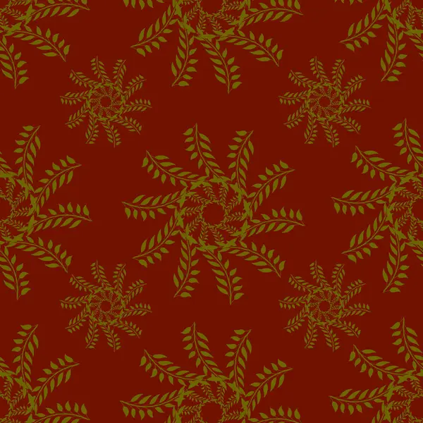 Kırmızı Noel ağacının vektörsüz deseni