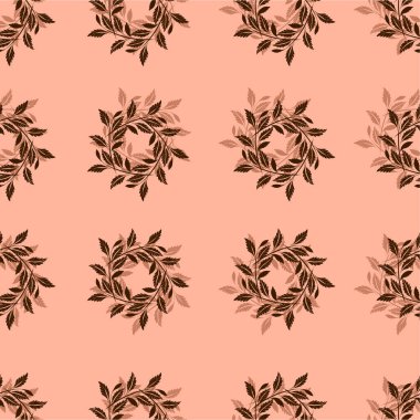 sonbahar yaprakları deseni, el çizimi illüstrasyon, sonbahar arkaplanı