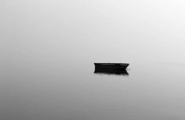 stock image boat on the lake