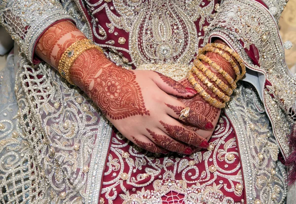 Populäre Mehndi Designs Für Hände Oder Mit Mehandi Indischen Traditionen — Stockfoto