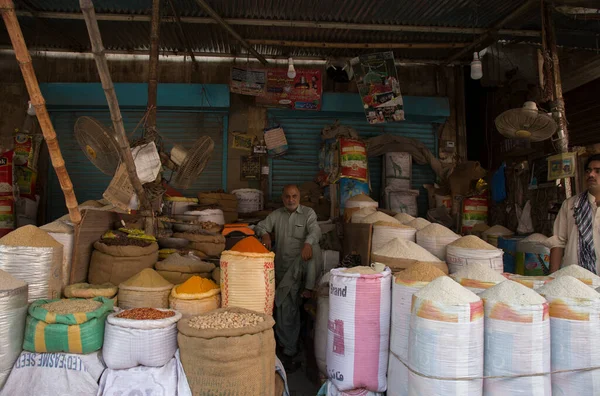 stock image A Spice Shop in Akbari Mand, Lahore, Pakistan