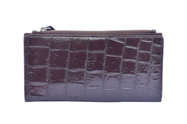 Cüzdan kapatma görünümü beyaz üzerine izole