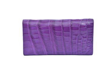 Cüzdan kapatma görünümü beyaz üzerine izole