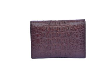 Cüzdan kapatma görünümü beyaz üzerine izole