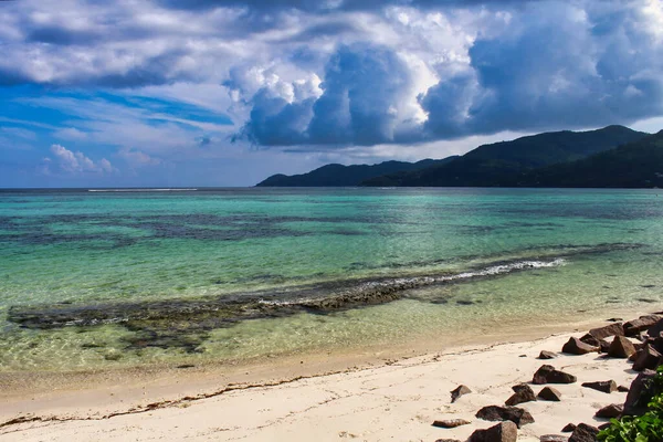 Die Spektakulär Schönen Strände Von Anse Royale Auf Der Insel — Stockfoto
