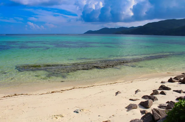 Spectacular Beautiful Beaches Anse Royale Mahe Island Seychelles — стоковое фото