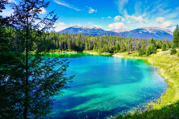 Aquamarin Blau Grüne Schattierungen Der Herrlichen Und Wunderschönen Seen Der — Stockfoto