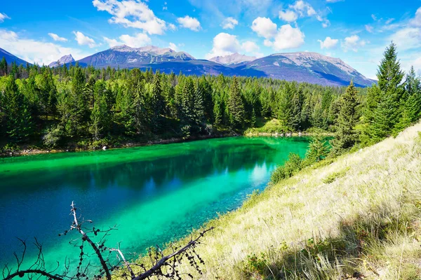 Aquamarine Μπλε Πράσινες Αποχρώσεις Του Magnificient Και Όμορφες Λίμνες Στην — Φωτογραφία Αρχείου